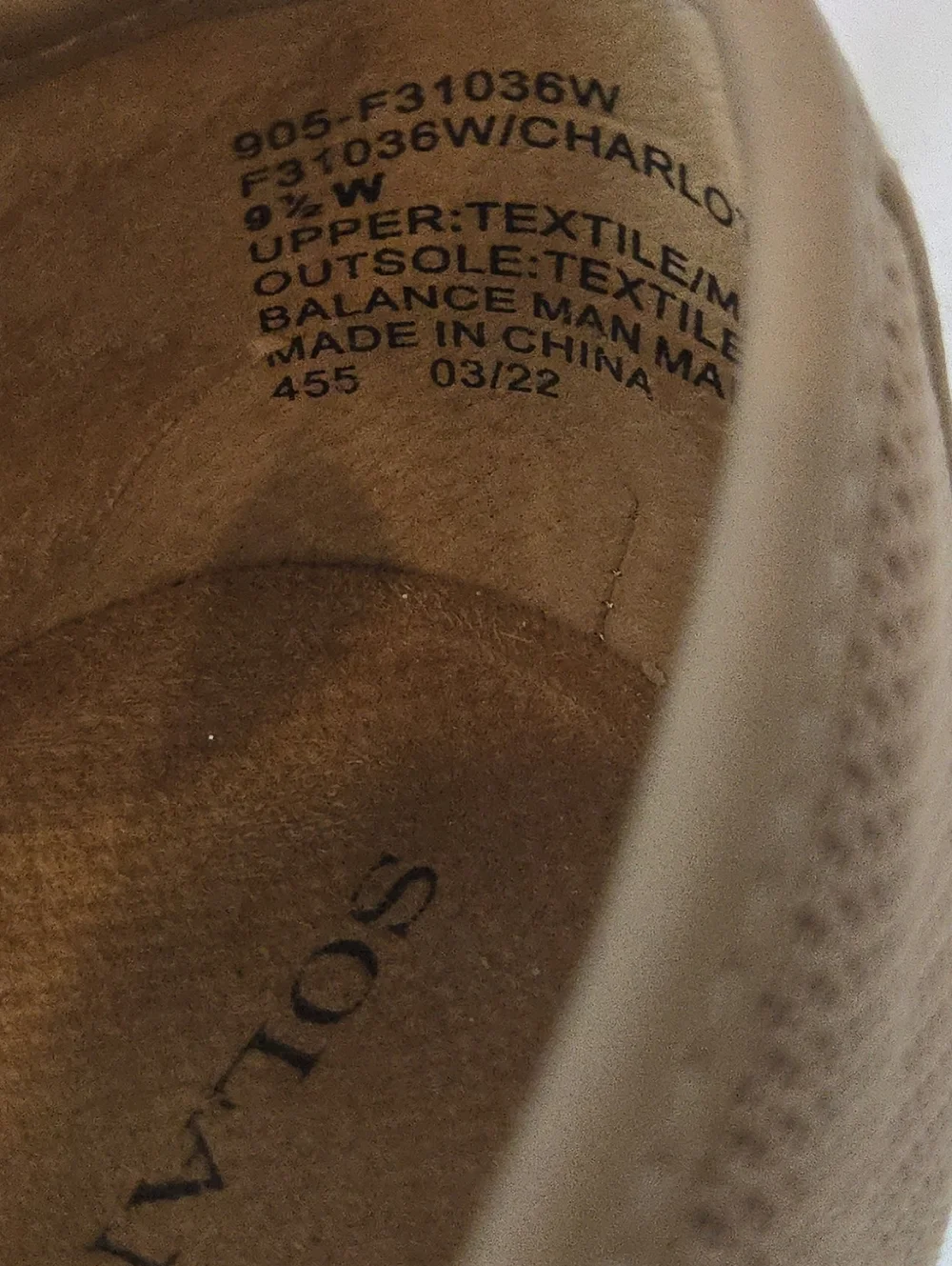 Solanz Charlotte Neutral Beige Ballet Flats with Buckle Women's 9.5 Wide